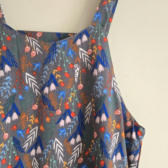 A Shappe Vintage Shift Floral Print Midi Dress - Picture 6 of 15